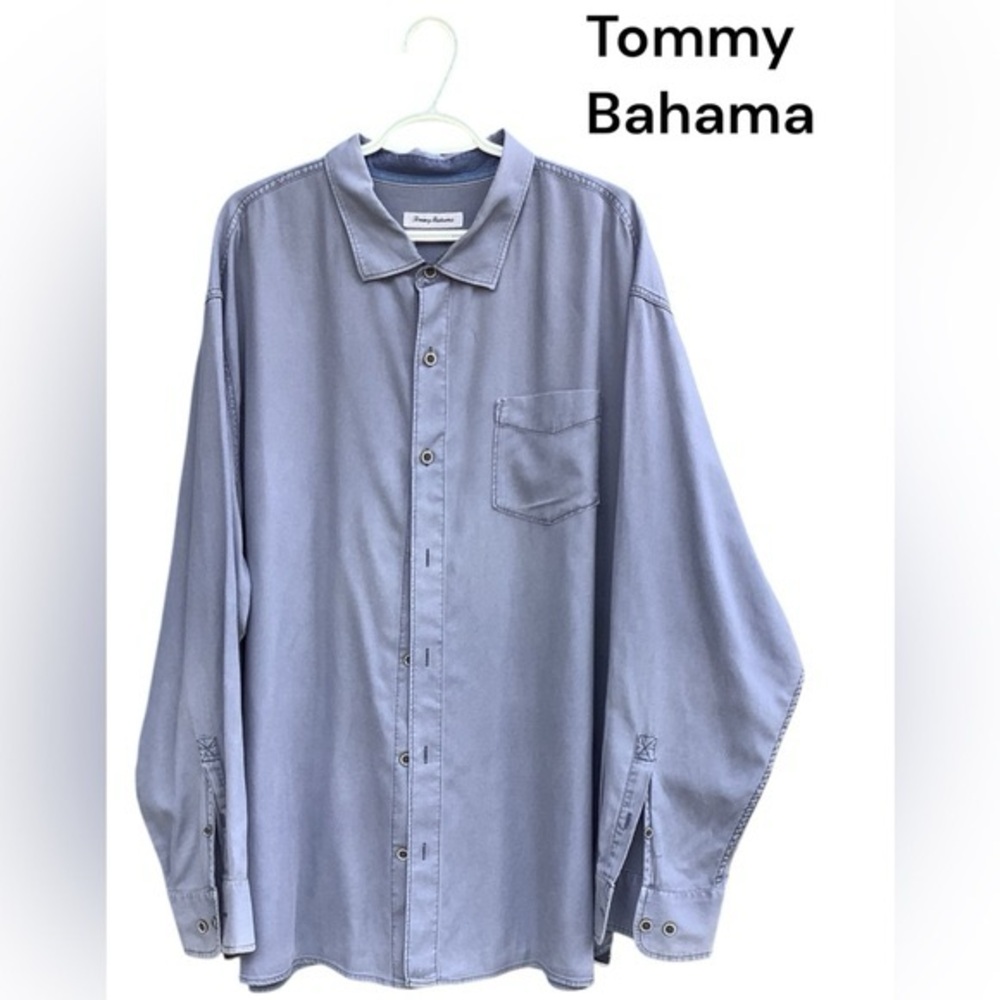 Tommy Bahama mens button up long sleeve